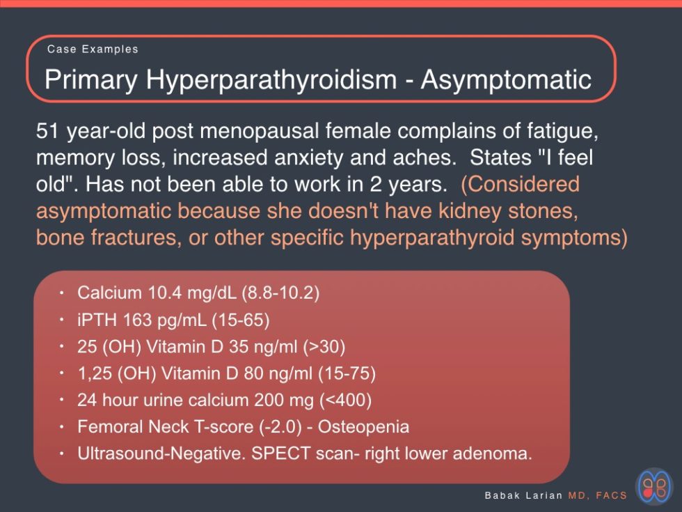 Hyperparathyroidism Diagnosis For Parathyroid Disease Dr Larian